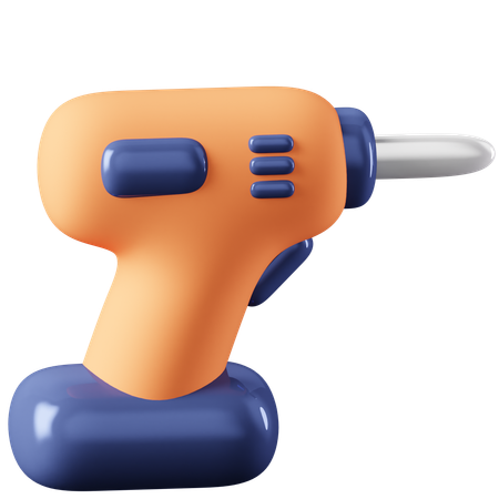 掘削機  3D Icon