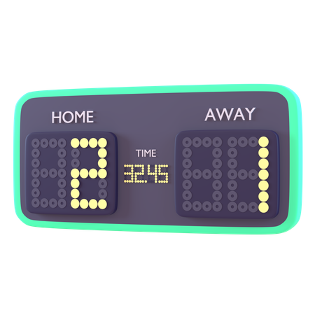 スコアボード  3D Icon