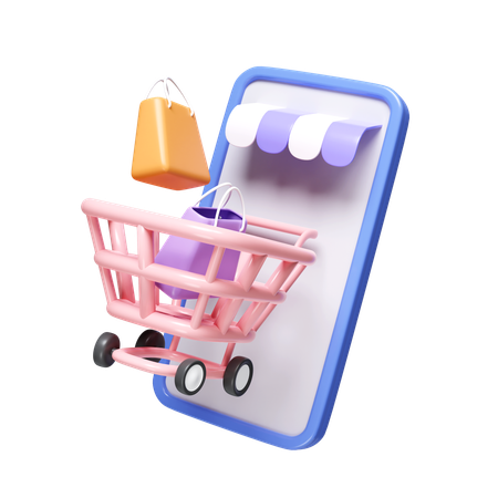 온라인 쇼핑  3D Icon