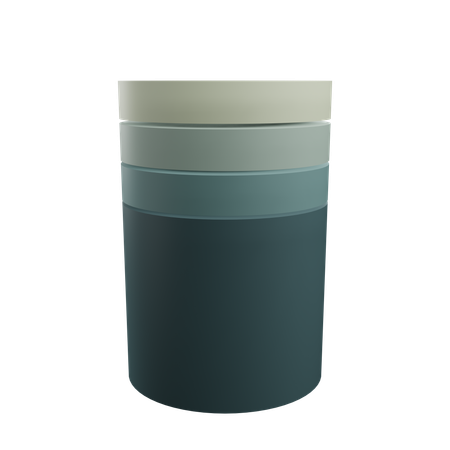 フローチャート データベース シンボル  3D Icon