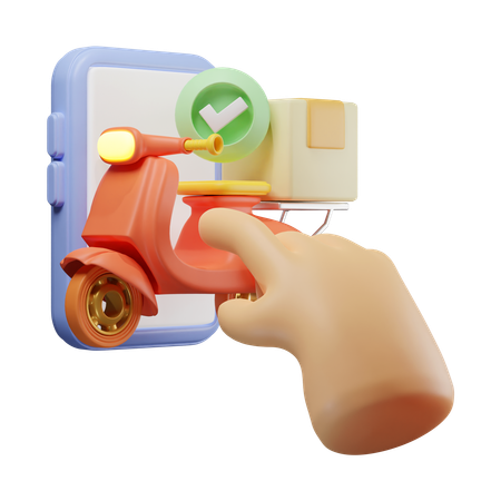 オンライン配信完了  3D Icon