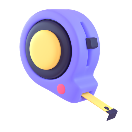 測定テープ  3D Icon