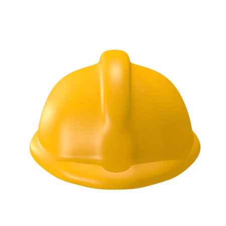 建設用ヘルメット  3D Icon