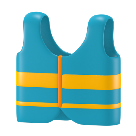 安全ジャケット  3D Icon
