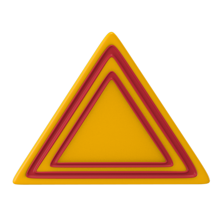 危険標識  3D Icon