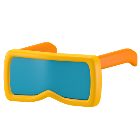 保護ゴーグル  3D Icon