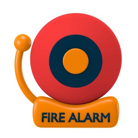 火災警報  3D Icon
