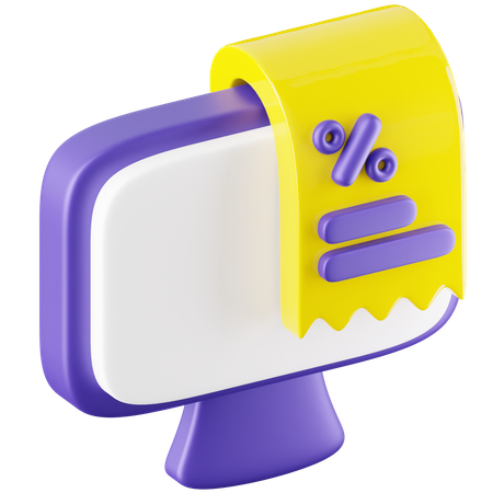 인터넷 뱅킹  3D Icon