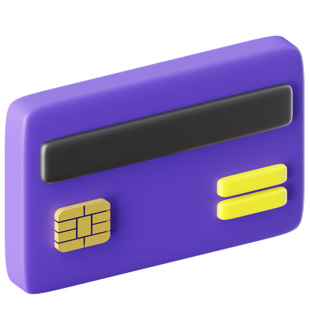 직불 카드  3D Icon