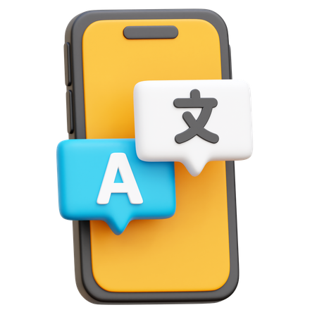 翻訳アプリ  3D Icon