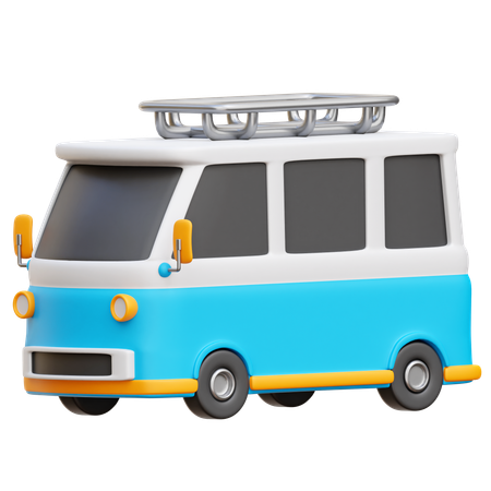 キャンピングカー  3D Icon