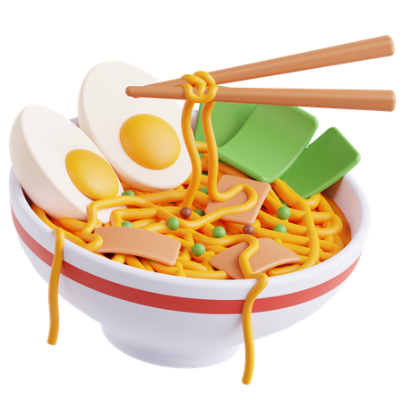麺類  3D Icon