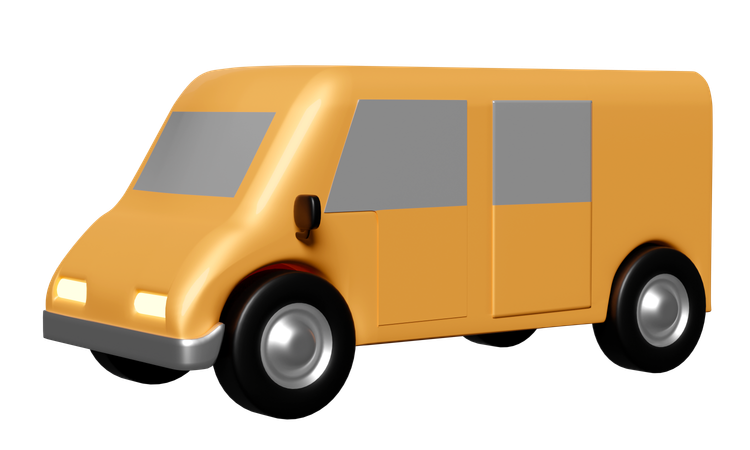 配送トラック  3D Icon
