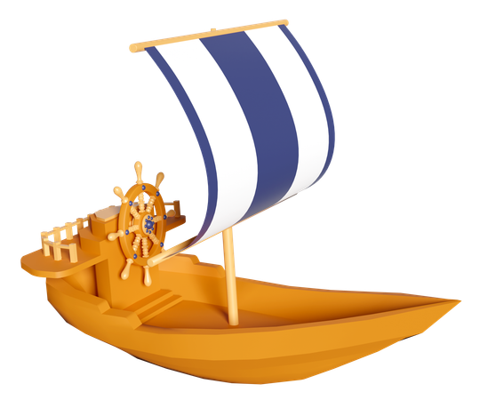 ボート  3D Icon