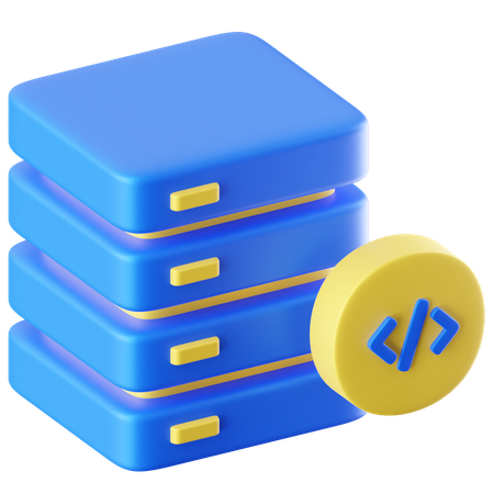 데이터 베이스  3D Icon