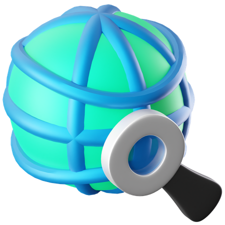 インターネット検索  3D Icon