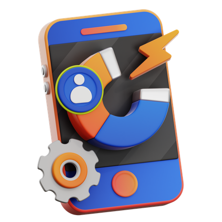 사용자 참여  3D Icon