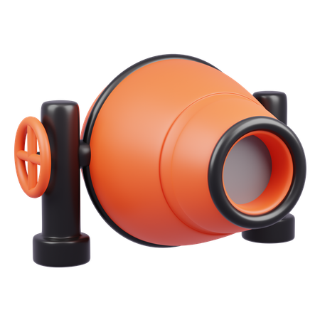 セメントミキサー  3D Icon