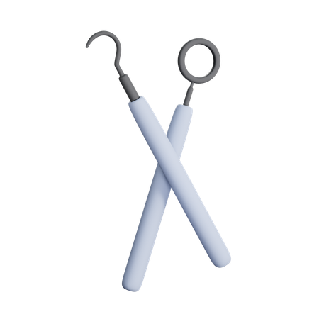 歯科用具  3D Icon