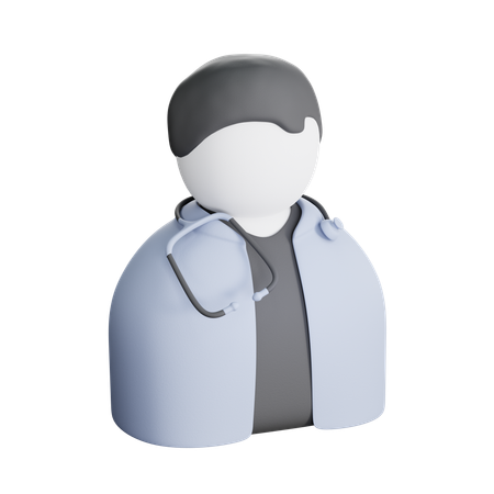 医者  3D Icon