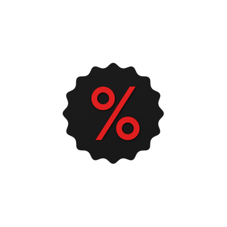 할인배지  3D Icon