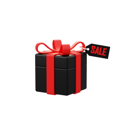 판매 선물 상자  3D Icon