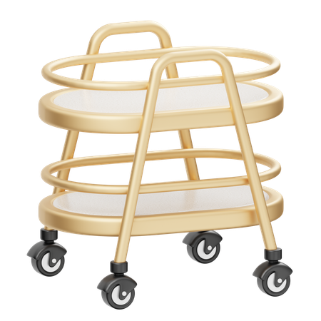 フードカート  3D Icon