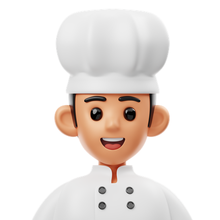 シェフ  3D Icon