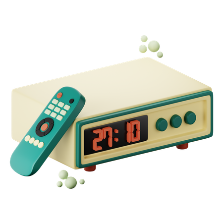 セットトップボックス  3D Icon