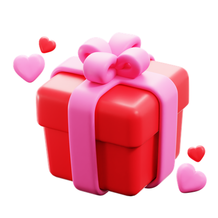 상자 모양 선물  3D Icon