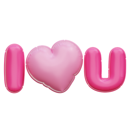 사랑해요  3D Icon