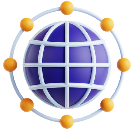 通信網  3D Icon
