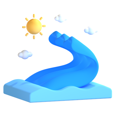 밀물  3D Icon