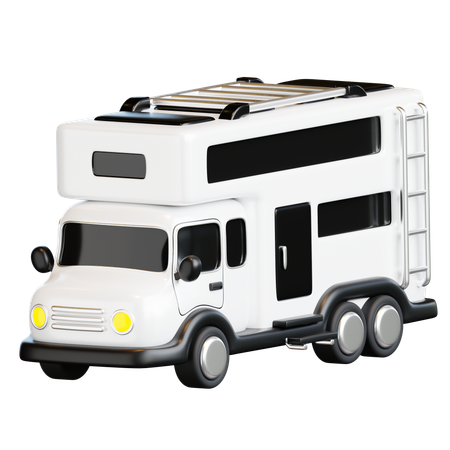キャンピングカー  3D Icon