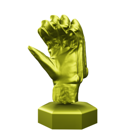 最優秀キーパートロフィー  3D Icon