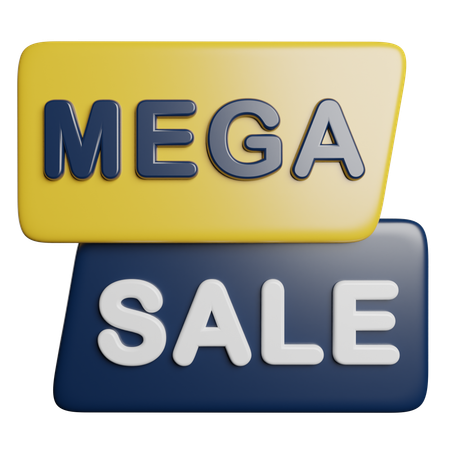 メガセール  3D Icon