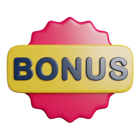 ボーナス  3D Icon