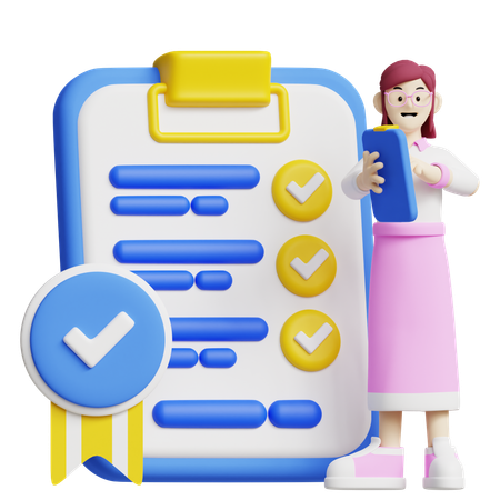 작업 관리  3D Icon