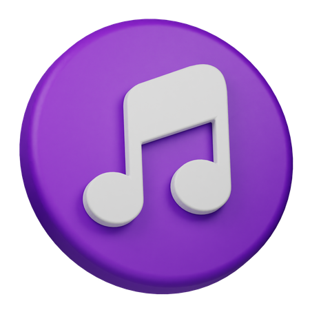 노래  3D Icon