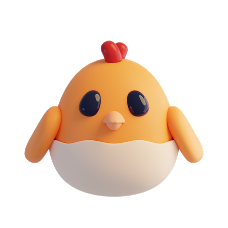 병아리  3D Icon