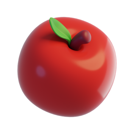 사과  3D Icon