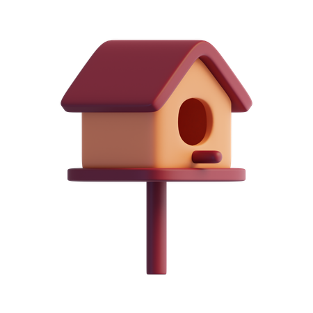 새집  3D Icon