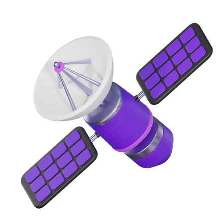 衛星  3D Icon