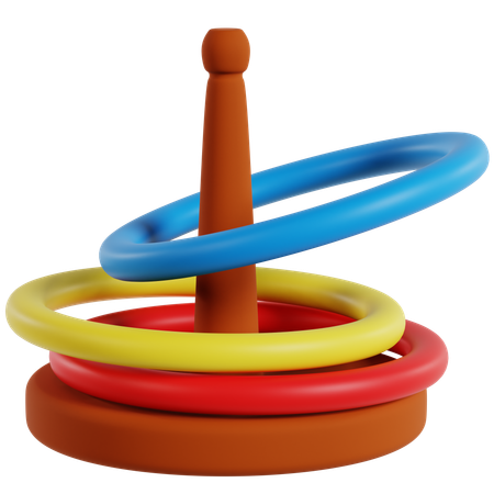 링 던지기 게임 챌린지  3D Icon