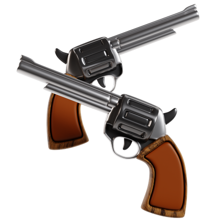 클래식 리볼버 페어 스포츠  3D Icon
