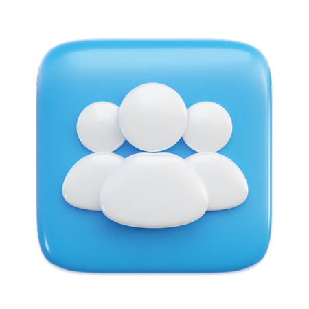 グループ  3D Icon