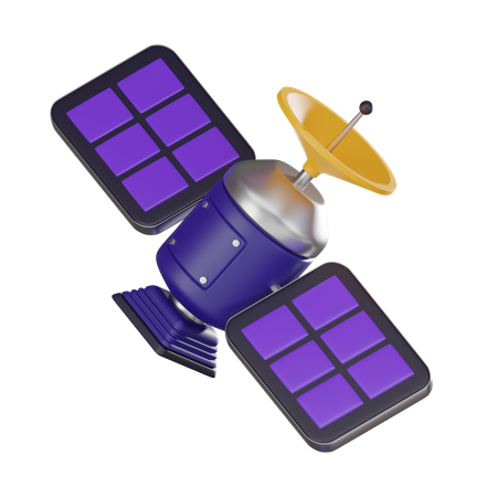 衛星  3D Icon