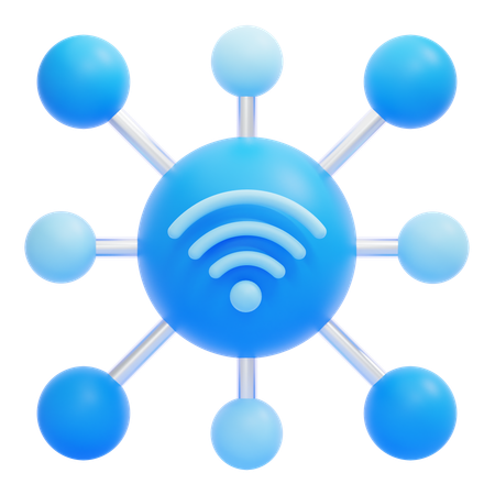 사물 인터넷  3D Icon