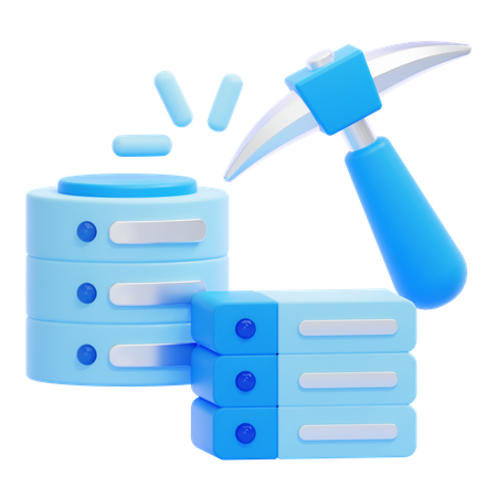 데이터 수집  3D Icon