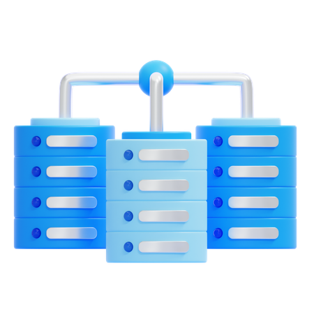 빅 데이터  3D Icon